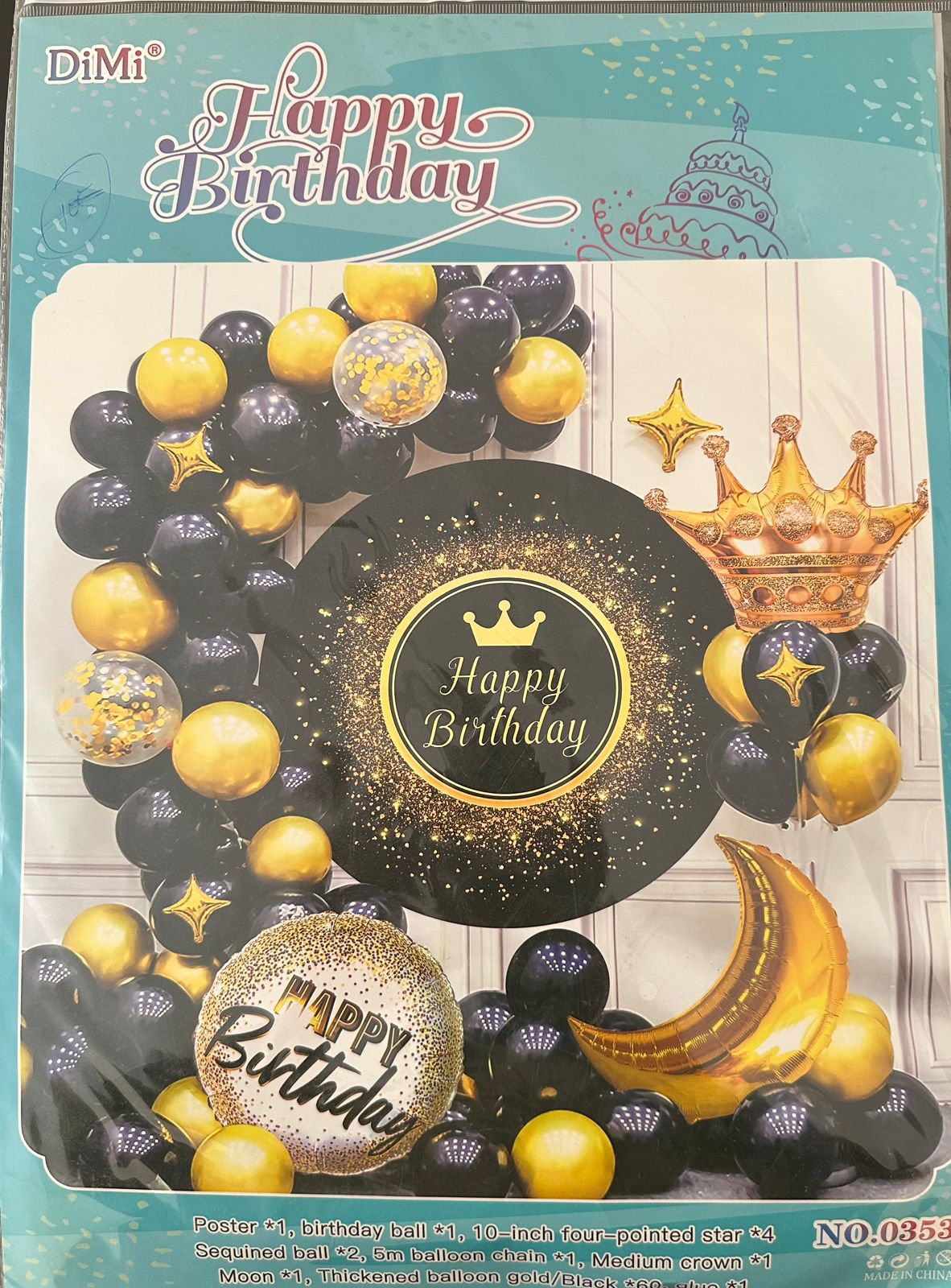 kids birthday party theme set