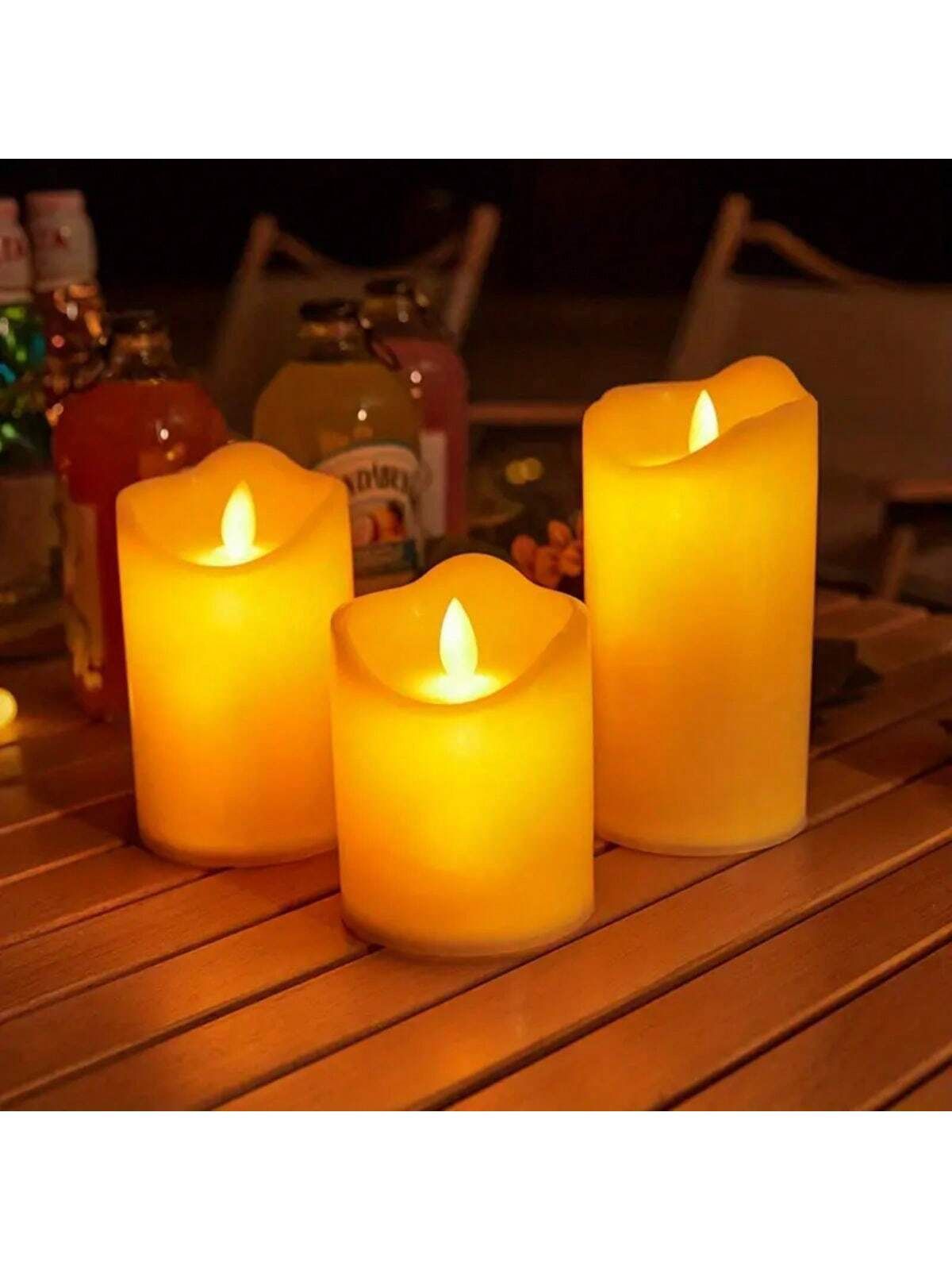 🌈 Colorful Kids Party Candles (3 pieces )