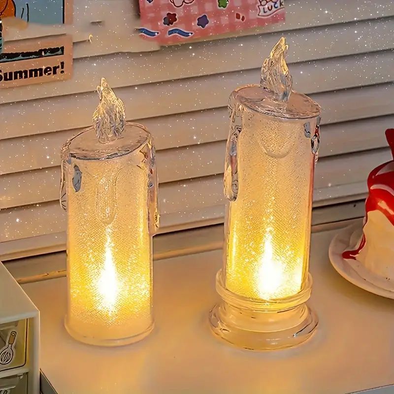 🌈 Colorful Kids Party Candles (3 pieces )